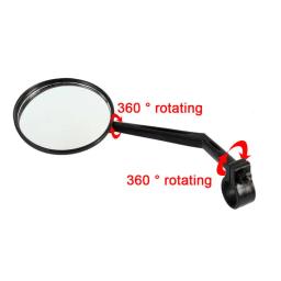 Espelhos retrovisores de bicicleta com alça, espelhos traseiros, guidão MTB, rotação de 360 graus, ciclismo traseiro para mountain road bike, 18-22mm - Image 3