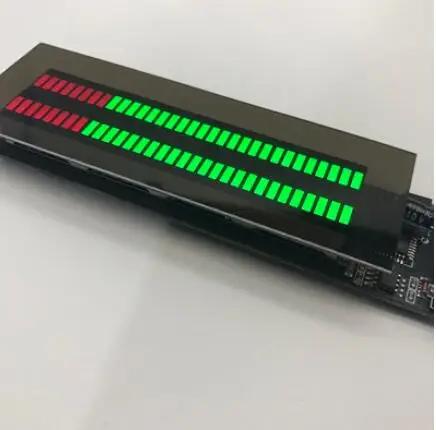 Medidor de Nível de Áudio com Luz LED e Espectro Musical para Carro 12V com Reprodutor de MP3 e Efeitos de Iluminação Atmosférica