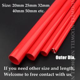 Tubulação vermelha do PVC para o aquário, abastecimento de água do tanque de peixes, tubo UPVC, irrigação do jardim, encaixes molhando, comprimento 50cm, 1PC, diâmetro 20-32mm - Image 3