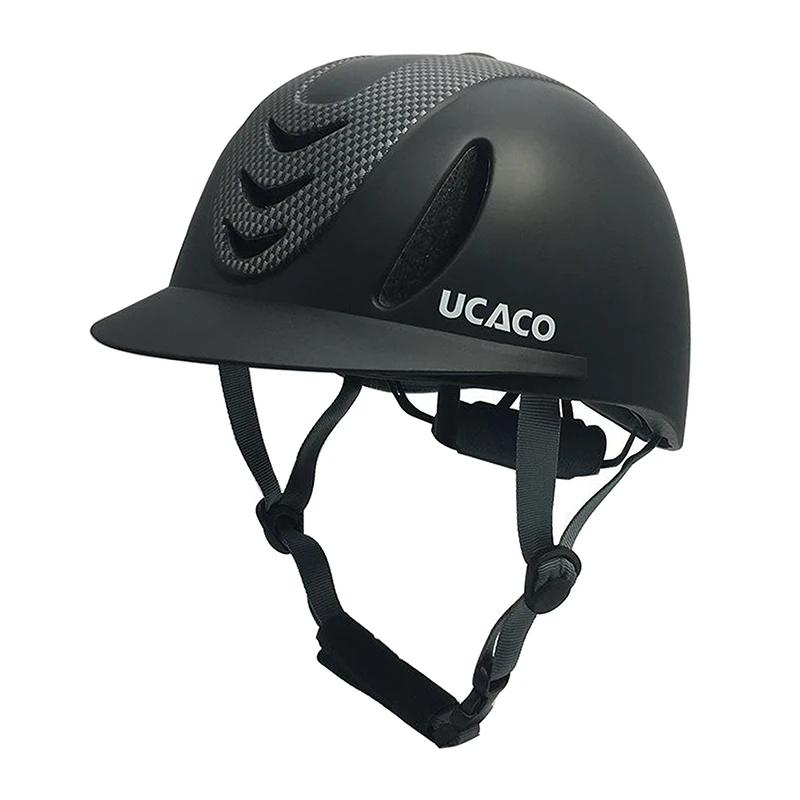 Capacete equestre verão ultra-leve adulto crianças ajustável equitação capacete arnês suprimentos - Image 1