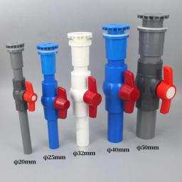 Tanque de peixes tubo de saída tubo de drenagem filtro inferior tanque de peixes acessórios para tubos de drenagem acessórios para tubos de esgoto pvc interruptor de válvula - Image 2