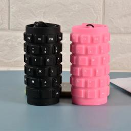 DISOUR-Teclado Dobrável de Silicone, 85 Teclas, Flexível, Portátil, Dobrável, Com Fio, Mini USB, PC, Notebook, Tablet, Laptop, Jogos - Image 5