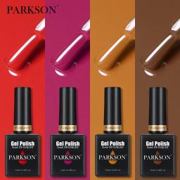 Parkson série roxa gel unha polonês 12ml de longa duração para manicure arte do prego embeber fora glitter laca verniz garrafa de vidro gel - Image 4