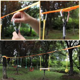 Corda ninja de obstáculo para crianças, equipamento de treino infantil divertido, linha de exercício ao ar livre, equipamentos esportivos - Image 6