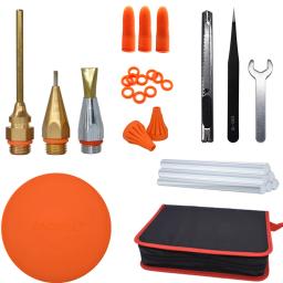 Conjunto de pistola de cola ajustável de temperatura ajustável para uso doméstico profissional 50 w/150 w cola à prova de vazamento design de bico de cobre puro - Image 6