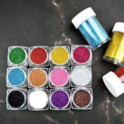 Brilhante Prego Glitter Pó, Flocos de Pigmento Poeira, 3D Decorações Artes e Artesanato, Lip Gloss, Ferramenta DIY, Nail Art, Sparkles, Pigmento - Image 4