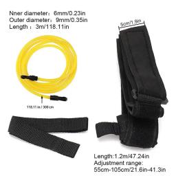 Natação Resistência Parachute Elastic Rope Swim Resistance Training Belt Set Aids Natação Equipamento De Treinamento De Natação Para Adulto - Image 6