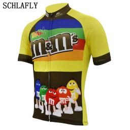 Mm camisa de ciclismo manga curta verão bicicleta wear jérsei estrada roupas da bicicleta schlaply - Image 1