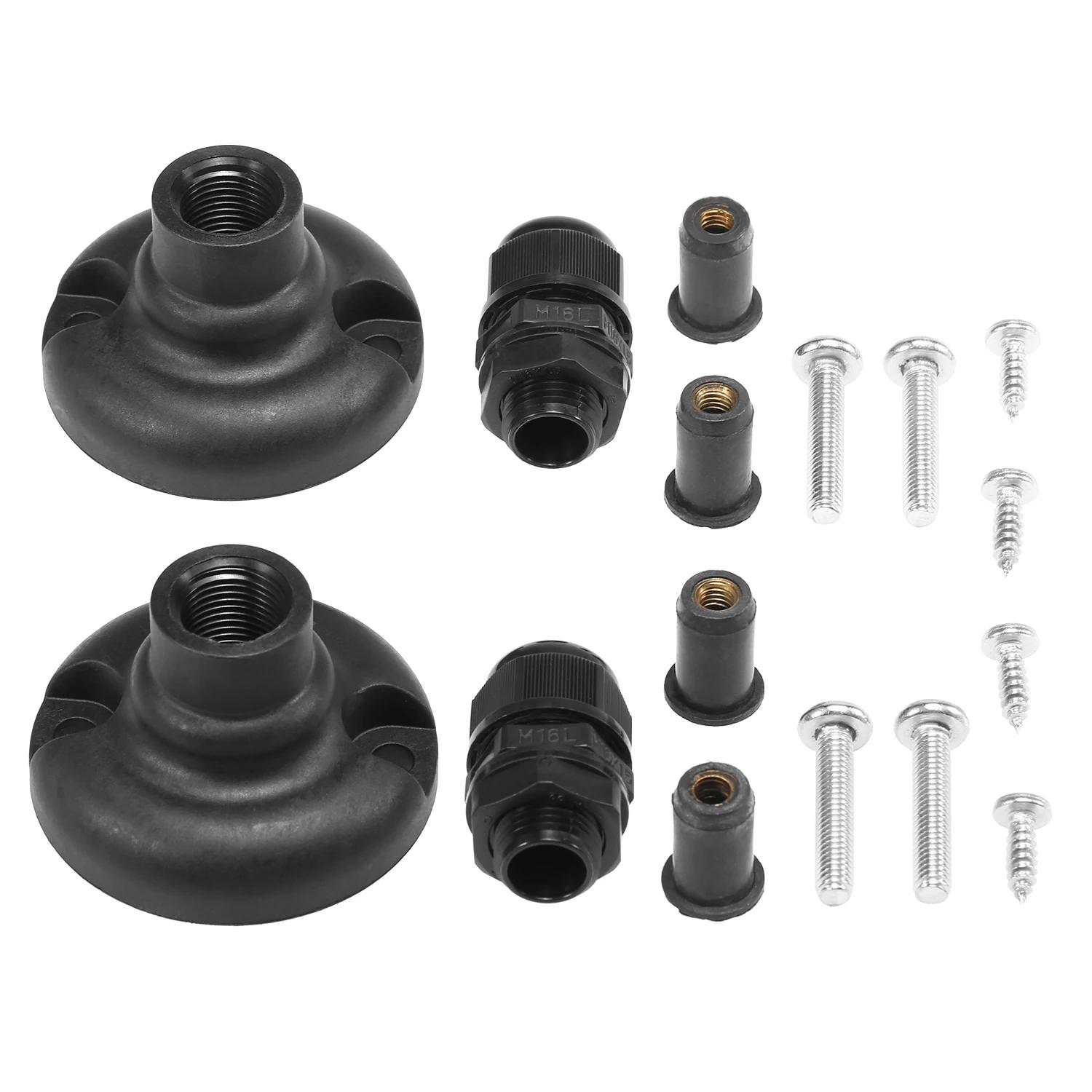 Kayak Canopy Mount Base Hardware Kit, barco canoa toldo, sol sombra água ferramentas, canoagem caiaque acessórios, novo, MH17098, 1 par - Image 1