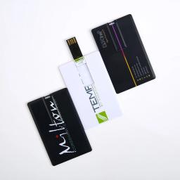 Logotipo personalizado Cartão de Crédito USB Thumb Drive, presente de casamento, Flash Memory Stick, seu logotipo, ambos os lados Impressão, 4GB, 8GB, 32GB, 64GB - Image 2