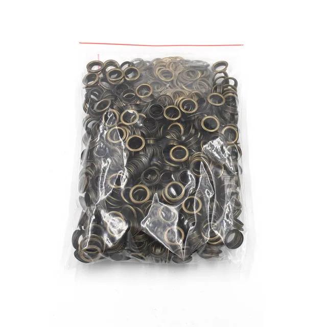 Metal chapeamento ilhós com rebites, casas de botão, fivela, botões de roupas, acessórios, tamanho interno, 1.5mm-8mm, atacado, 100 conjuntos - Image 1