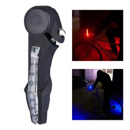 Mountain Bike LED Guiador Turn Signal Lights, Bicicleta Handle Bar End, Lâmpada de advertência de segurança noturna, Ciclismo Guiador - Image 4