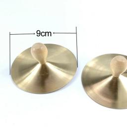 Instrumento musical de percussão de mão de cobre 9cm, instrumentos musicais infantis educativos, brinquedos de bronze - Image 6