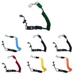 Elastic Kayak Paddle Leash, Multifuncional Surf, Canoa, Cord Coiled, Safety Fishing Rod, Lanyard, Barco Acessório - Image 1