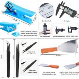 46 peças kit de ferramentas de impressão 3d inclui debur ferramenta de remoção de limpeza com saco de armazenamento impressora 3d conjunto de ferramentas para limpeza - Image 2