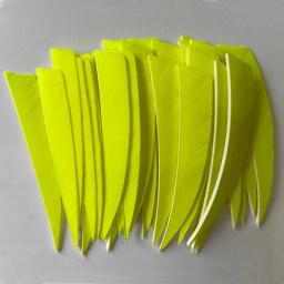 IBOUNFOX-Arco e flecha Seta Fletching, RW Caça Arco, Penas Naturais de Turquia, Escudo Acessórios, 4 ", 100pcs - Image 6