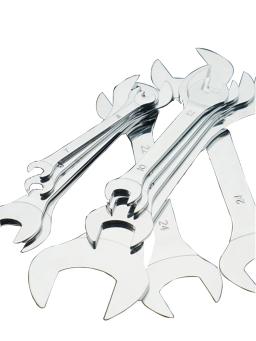 Conjunto de chave de extremidade aberta super fina, métrica, carro, bicicleta, ciclismo, kit de ferramentas manuais, ultrafino, conjunto de chave de cabeça dupla - Image 3
