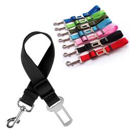 Cinto de carro ajustável para pet, arnês, trela para cães pequenos e médios, clip de viagem, pet fornecimentos, buldogue francês - Image 1
