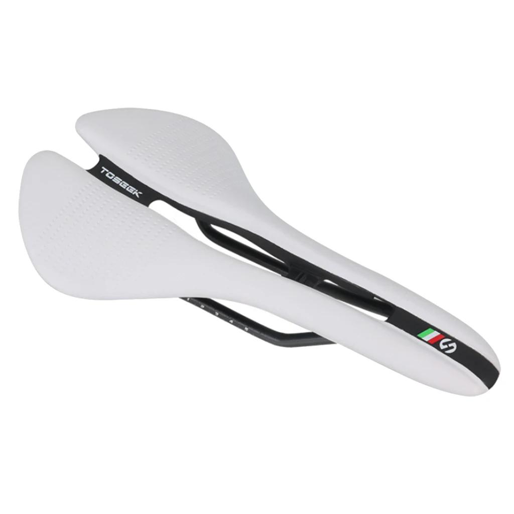 Sela de assento de bicicleta à prova de choque para homens e mulheres, acolchoada, engrenagem fixa, ciclismo de estrada, oco - Image 1