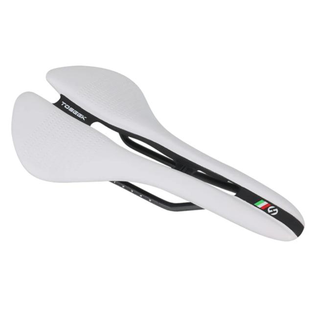 Sela de Bicicleta Acolchoada e À Prova de Choque para Ciclismo de Estrada - Ocupação Confortável para Homens e Mulheres com Engrenagem Fixa