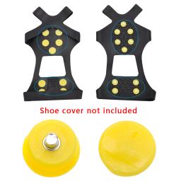 Anti-Slip Escalada Crampons, Dentes Prego, Spike, Sapato Grippers, grampos, Ice Gripper, Substituição Outdoor Acessórios, 10 Pcs, 20Pcs - Image 4