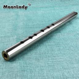 Quena instrumento de sopro com saco, G chave flauta, Aço titânio caseiro, Flauta Vertical Metal - Image 2