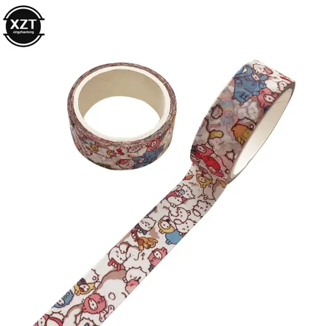 Decoração Criativa: Fita Adesiva Washi Colorida para Scrapbooking e DIY Escolares