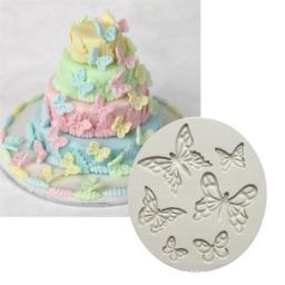 Molde de silicone em forma de borboleta para artesanato, forma de silicone em 3d para alívio de chocolate, confeitaria, bolo, cozinha, ferramentas de decoração, faça você mesmo - Image 2