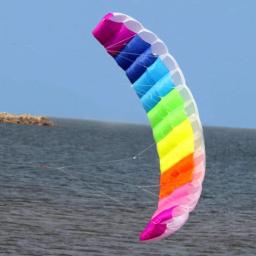 Kite Kitesurfing portátil para adultos e crianças mais velhas, Stunt Power Kites, Flying Wing, brinquedos externos, jogos de esporte, verão - Image 5