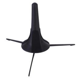 Tripé trompete dobrável portátil, suporte de metal, perna de instrumento, acessórios, instrumento musical, acessório, plástico preto - Image 6