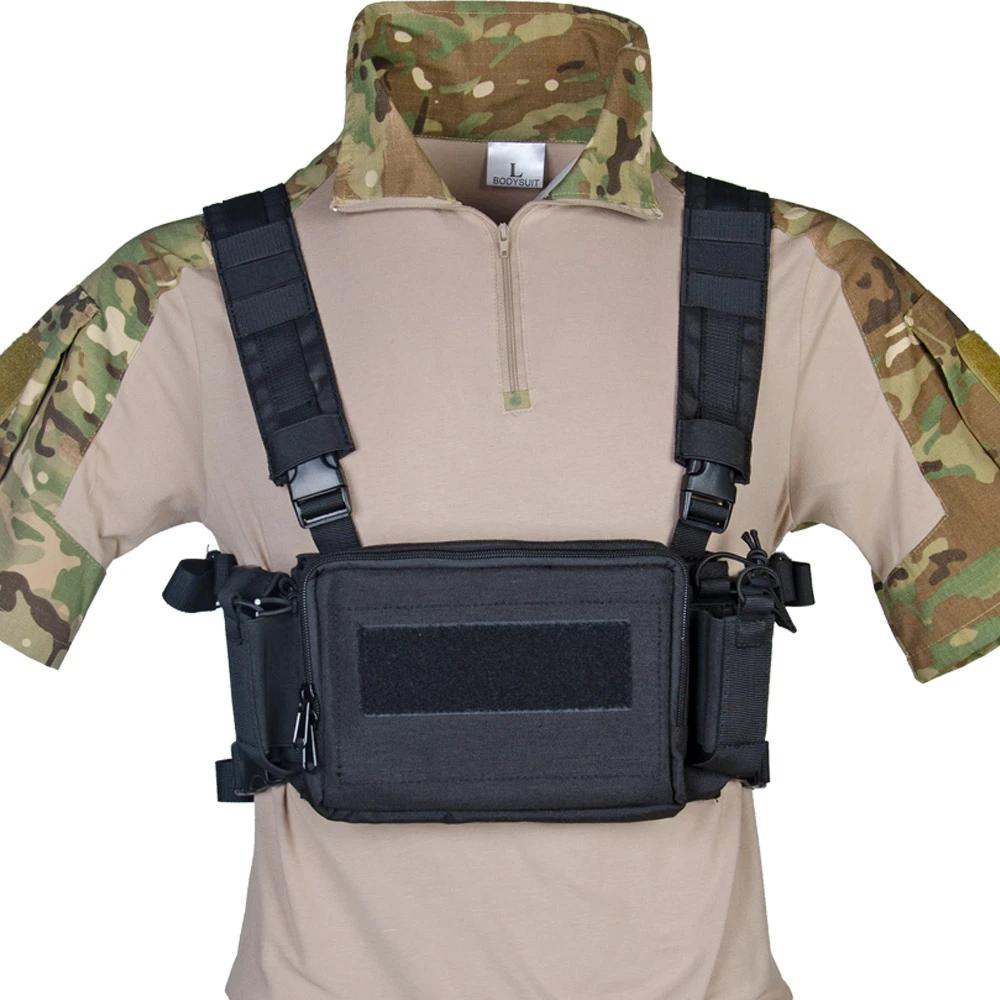 Colete tático peitoral tipo armadura para rifle, acessório para airsoft, caça crx, arma 5.56 - Image 1