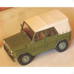 WW II-3D Conjuntos De Construção De Cartão De Papel, Modelo De Veículo Militar, Brinquedos DIY, União Soviética, UAZ-469, Escala 1:25 - Image 1
