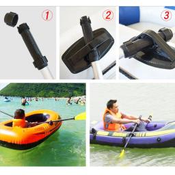 Alumínio liga caiaque remo remos, destacável única extremidade, barco marinho, Pack 2 - Image 5