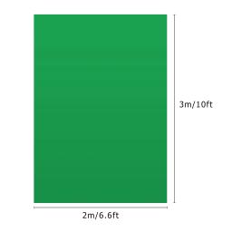 2*3m tela verde pano de fundo de fotografia de estúdio poliéster-tecido de algodão para foto de produtos - Image 4