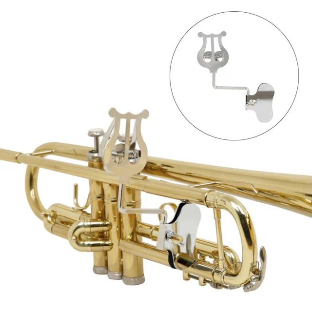 Clipe de Música de Aço Inoxidável para Trombone e Trompete com Suporte para Partituras