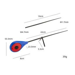 Vara de pesca e carretel de inverno vara de pesca no gelo vara de pesca equipamento de pesca para o inverno esporte ao ar livre acessórios de pesca pesca r - Image 6