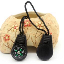 Mini kit de sobrevivência de bússola com chaveiro para acampamento ao ar livre, caminhadas, caça, mochila, decorações - Image 3