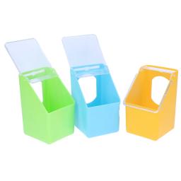 1pc plástico pássaro alimentador de aves pombo waterer acessórios dispensador papagaio pendurado bebedor pote recipiente alimentos para animais estimação suprimentos - Image 1