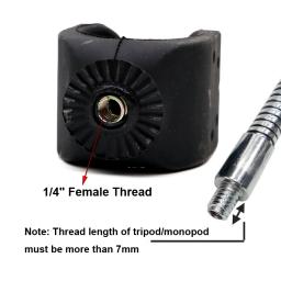 Suporte para lanterna, tamanho grande, prendedor em u, suporte de lâmpada de pesca em forma de u para 30 - 42mm 26650 - Image 3