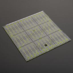Dophee réguas novas para artesanato, acessórios de ferramentas de costura para jardim doméstico, artesanato e arte com agulha de 15*15cm * 0.3cm, régua de retalhos - Image 3