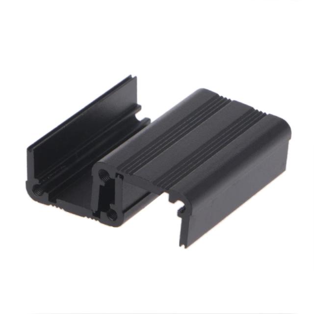 Gabinete Eletrônico DIY em Alumínio Preto Extrudado - 40x25x25mm