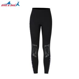 1.5mm calças de neoprene wetsuits das mulheres dos homens mergulho surf calças adultos terno molhado leggings para caiaque canoagem mergulho surf - Image 2