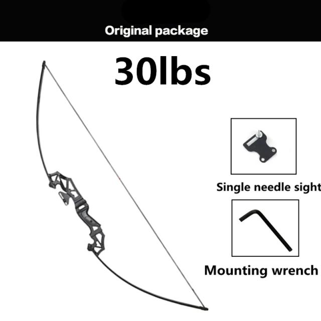 Arco Recurvo Profissional de 30-50 lbs para Caça e Tiro ao Arco ao Ar Livre