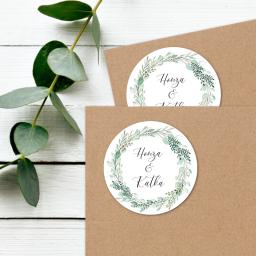Adesivo com design personalizado, adesivo com logo para festa de aniversário, casamento, etiqueta autoadesiva - Image 5