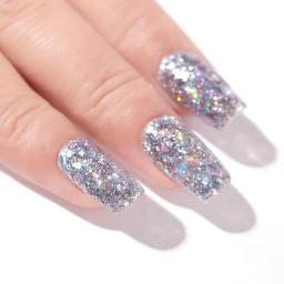 5ml cola de lantejoulas brilhante unha arte gel polonês duradouro uv unhas glitter decoração prego gel verniz luxo cor estrelada gel laca - Image 5