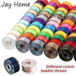 Bobinas plásticas com fio para máquinas de costura 20 carretéis de linha multicoloridos Bobinas de máquinas de costura Acessórios de costura - Image 1