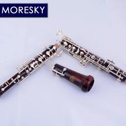 MORESKY-Profissional C Key Oboé de Redwood, Semi, Totalmente Automático, Estilo de Madeira Cocobolo, Cupronickel, Banhado a Prata, S8-CO - Image 2