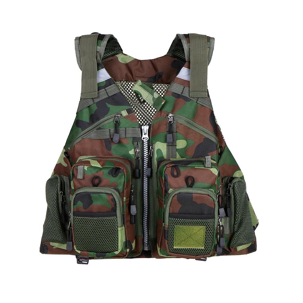Casaco salva-vidas natação respirável masculino, colete de pesca, colete de segurança, Survival Utility, caça, esporte ao ar livre, Salva-Vidas - Image 1