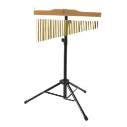 Sinos de barra dourada de metal, 20/25/36 tons, instrumento de percussão de fileira única com tripé, malho atacante para crianças, amantes de música - Image 5