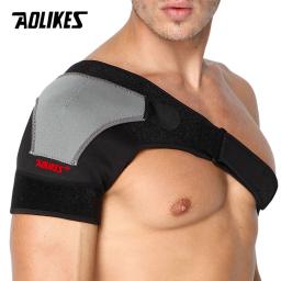 AOLIKES-Alça de Ombro Ajustável, Bandagem Ajustável, Protetor Reforçado, Equipamento de Treino Funcional, Apoio Traseiro, 1pc - Image 1